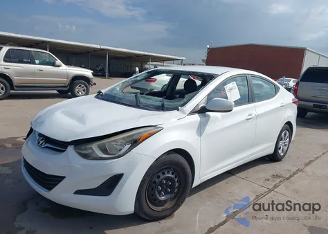 2016 Hyundai Elantra Se from USA, damaged, VIN 5NPDH4AEXGH726523